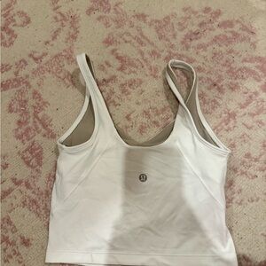 lululemon athletica Cream Sports Bra align tank